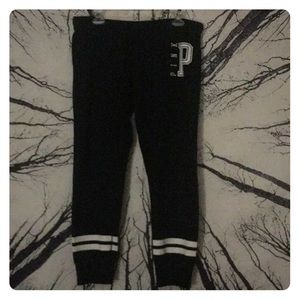 Black and White Pink Sweatpants